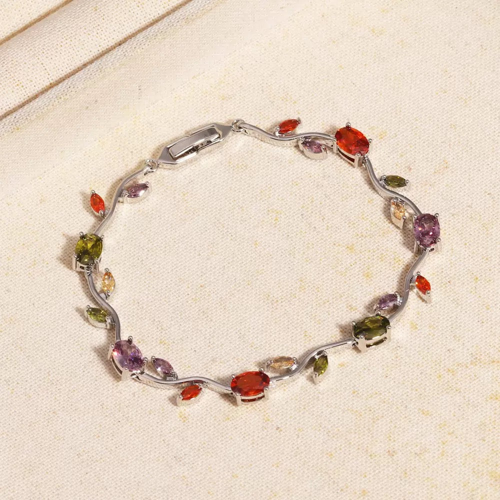 Dainty rose bracelet