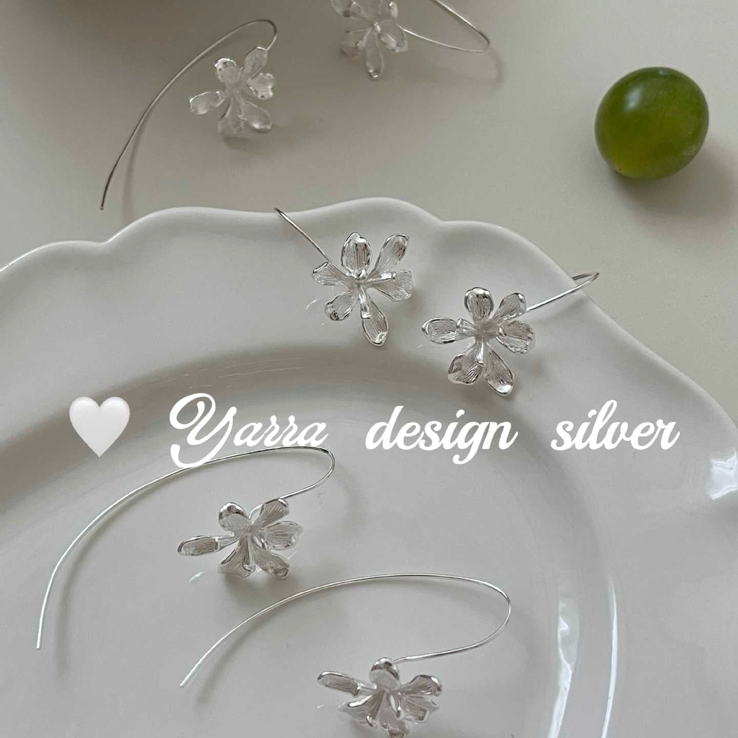 S925 Sterling Silver Bloom Statement Stud Earrings