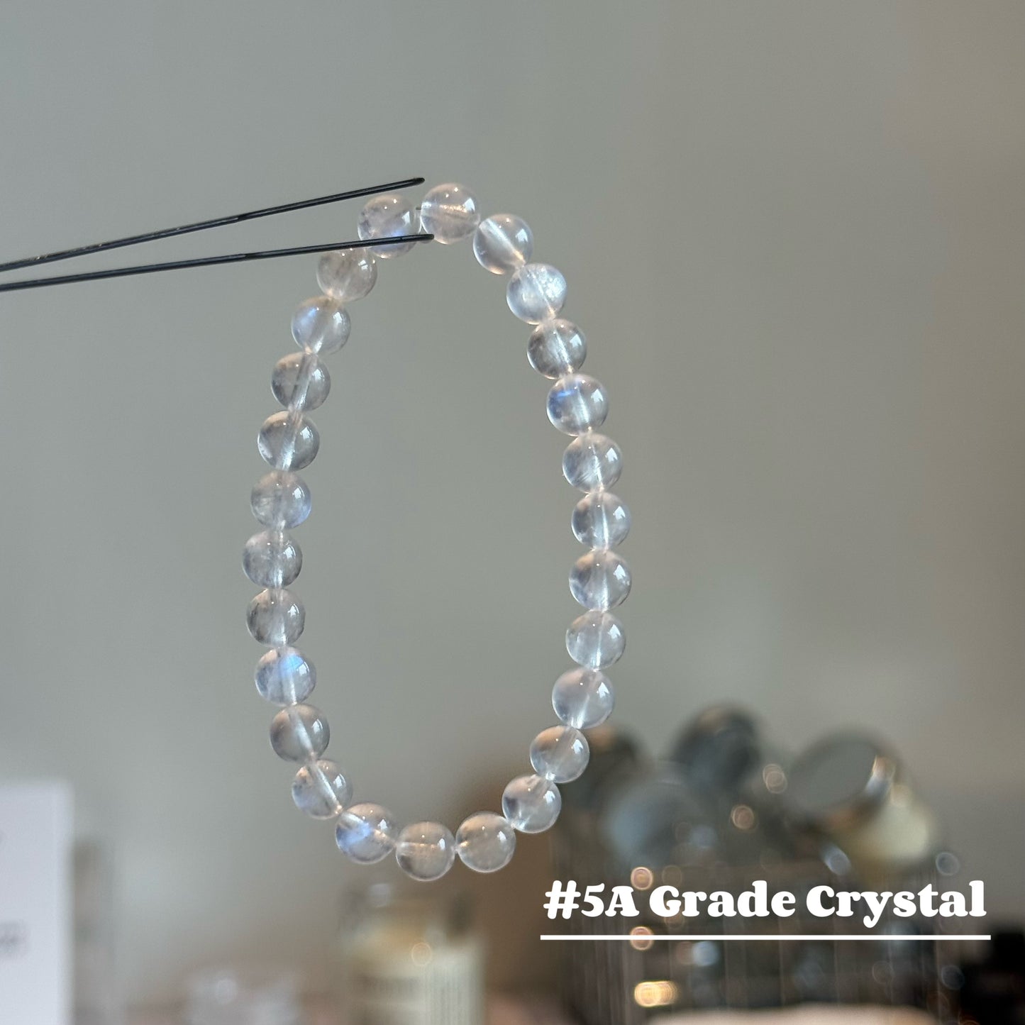 Moonlight Glow | Natural Creamy Blue Moonstone Bracelet