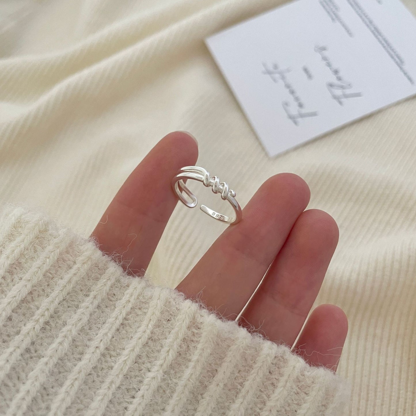 S925 Sterling Silver Minimalist Ring