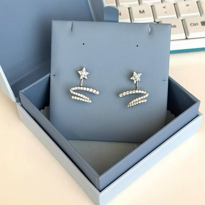 Starlight ribbon earrings