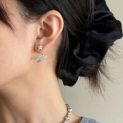 Starlight ribbon earrings