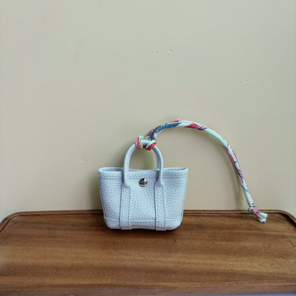 Genuine Leather Mini Tote Bag
