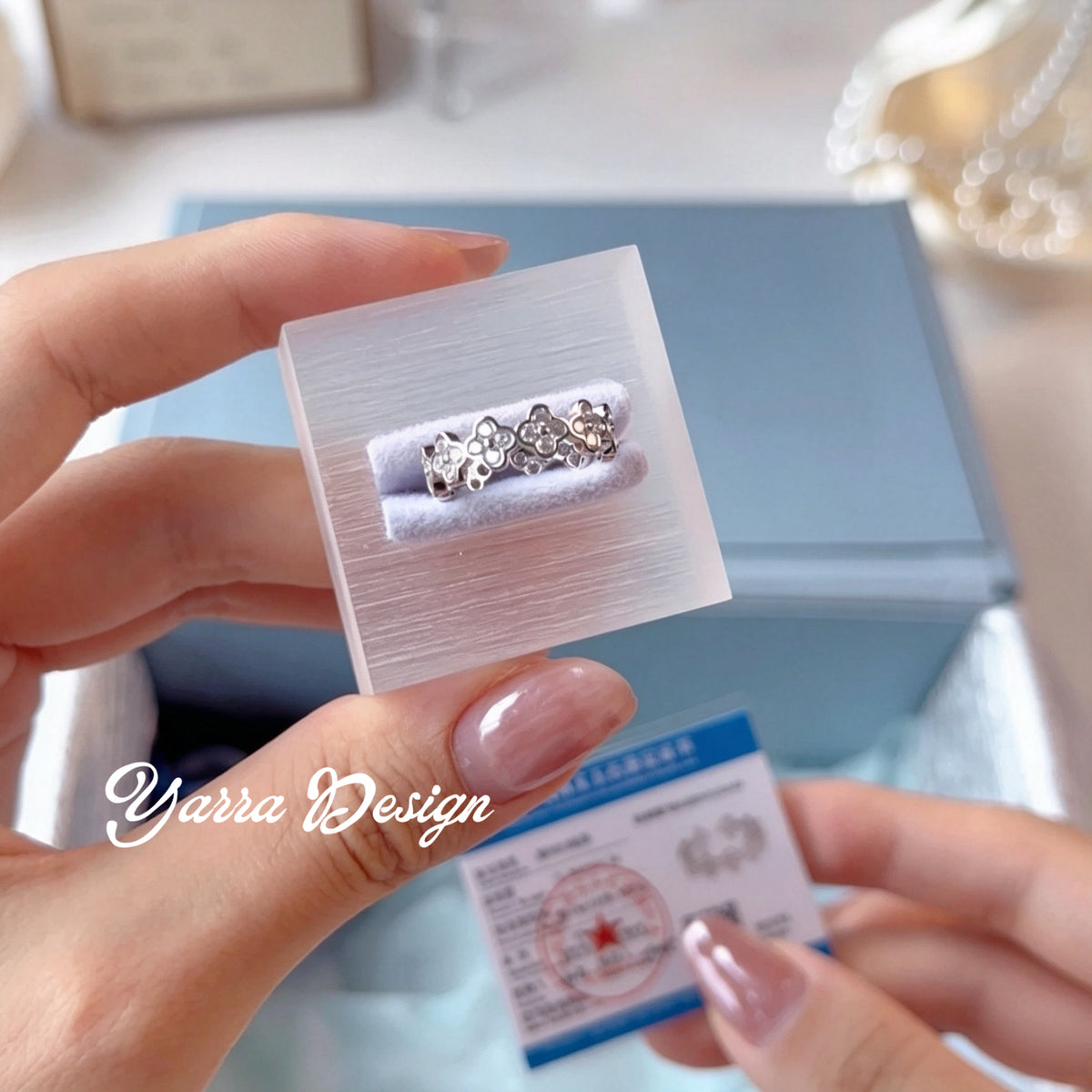Clover S925 Open Ring