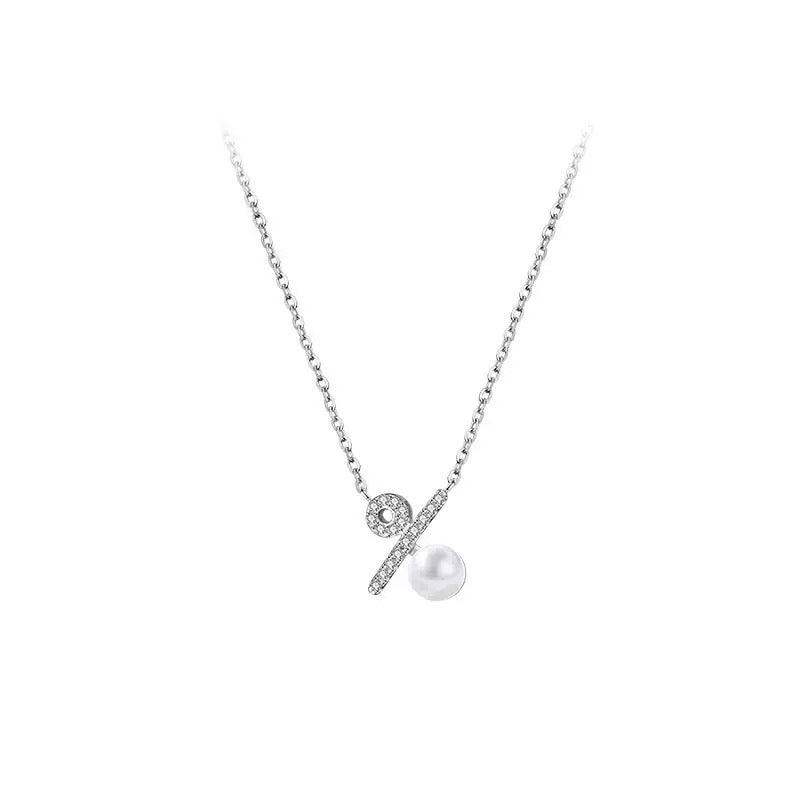 100% Love Pearl Necklace | 925 Sterling Silver