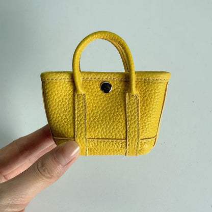 Genuine Leather Mini Tote Bag