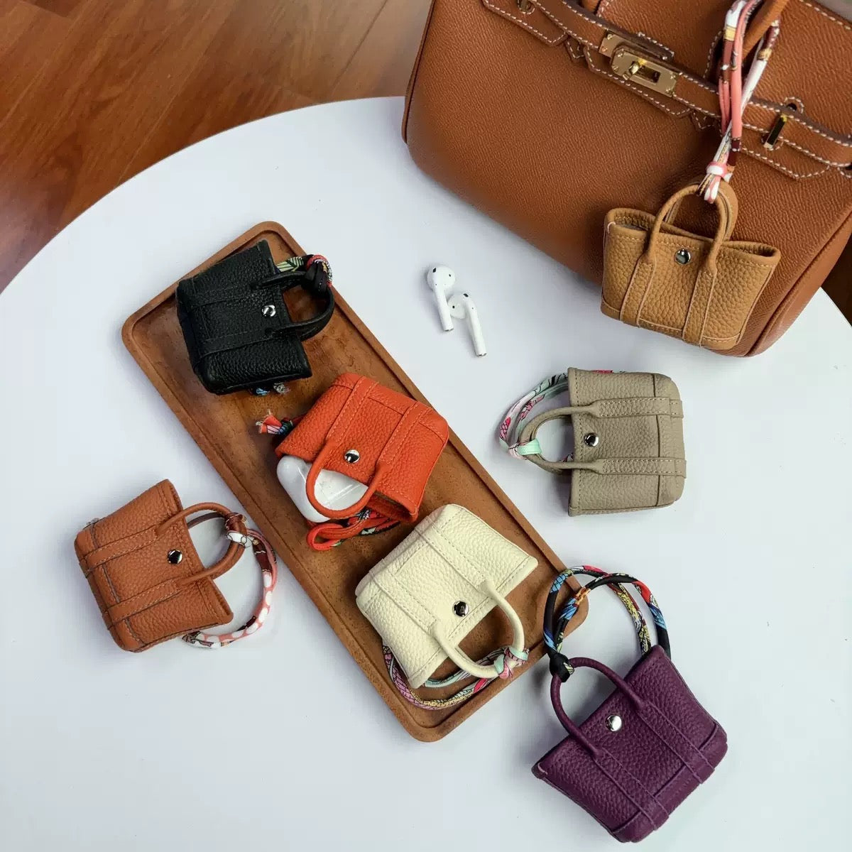 Genuine Leather Mini Tote Bag