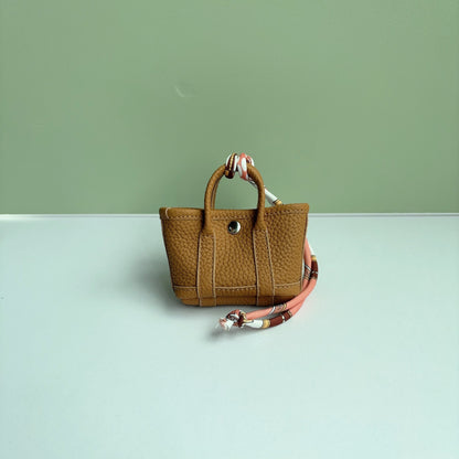 Genuine Leather Mini Tote Bag