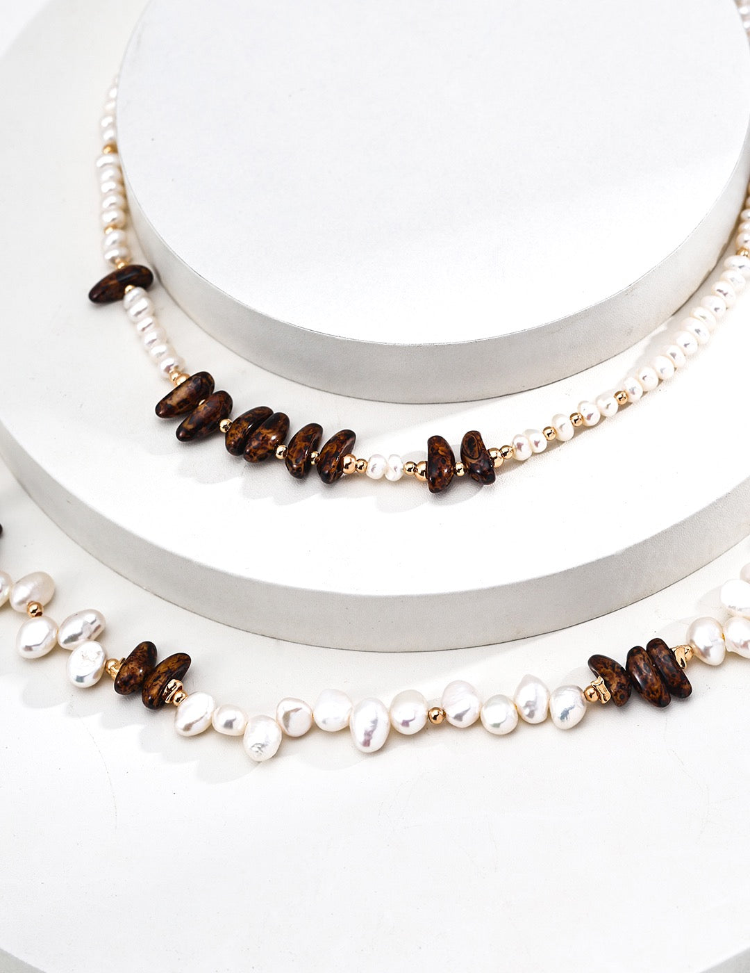 【Premium Quality】S925 Silver Necklace with Natural Pearl & Czech Glass
