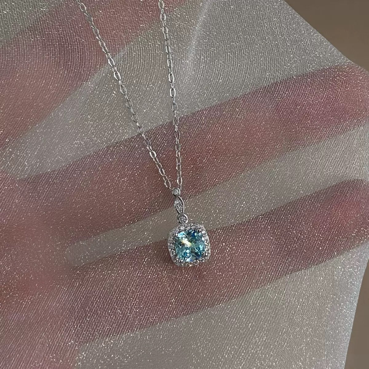 Frozen Mint S925 Sterling Silver Necklace