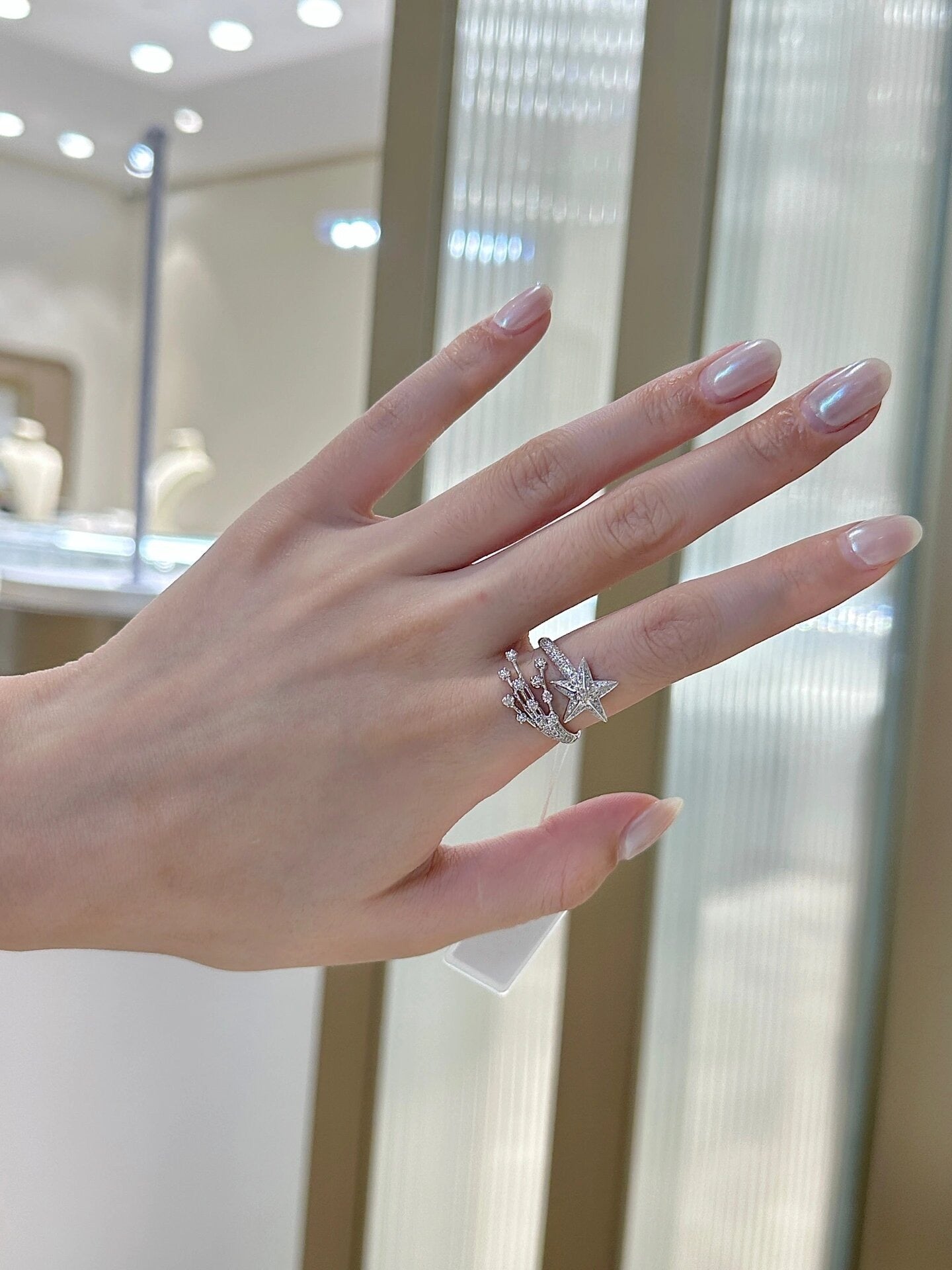Starlight Shooting Star Open Ring