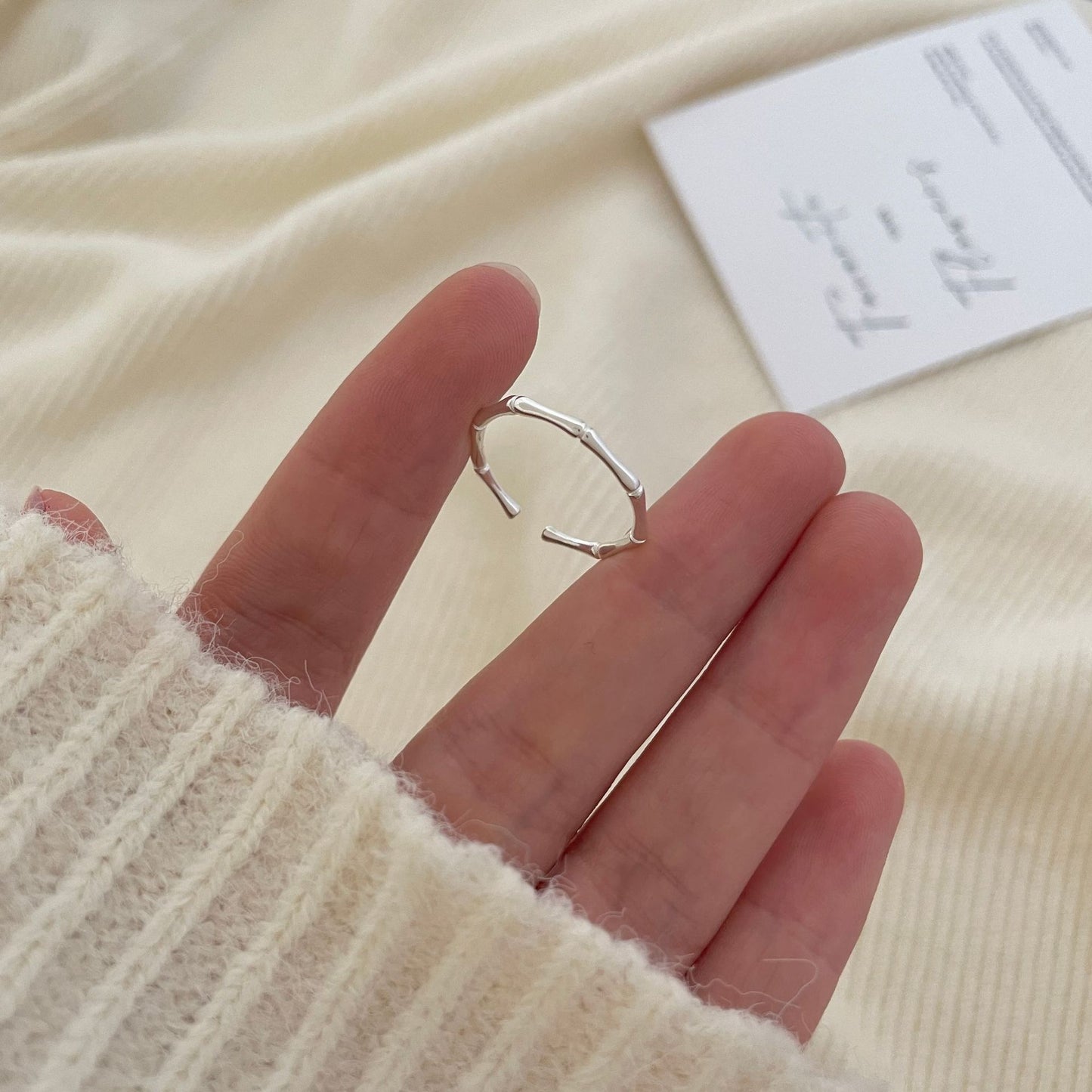 S925 Sterling Silver Minimalist Ring