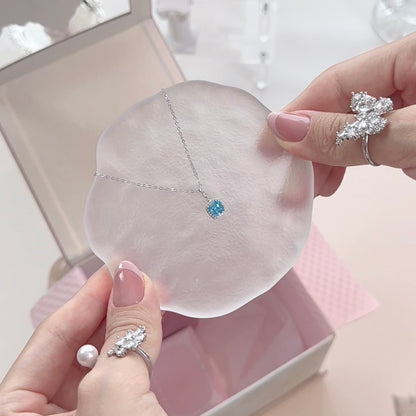 Frozen Mint S925 Sterling Silver Necklace