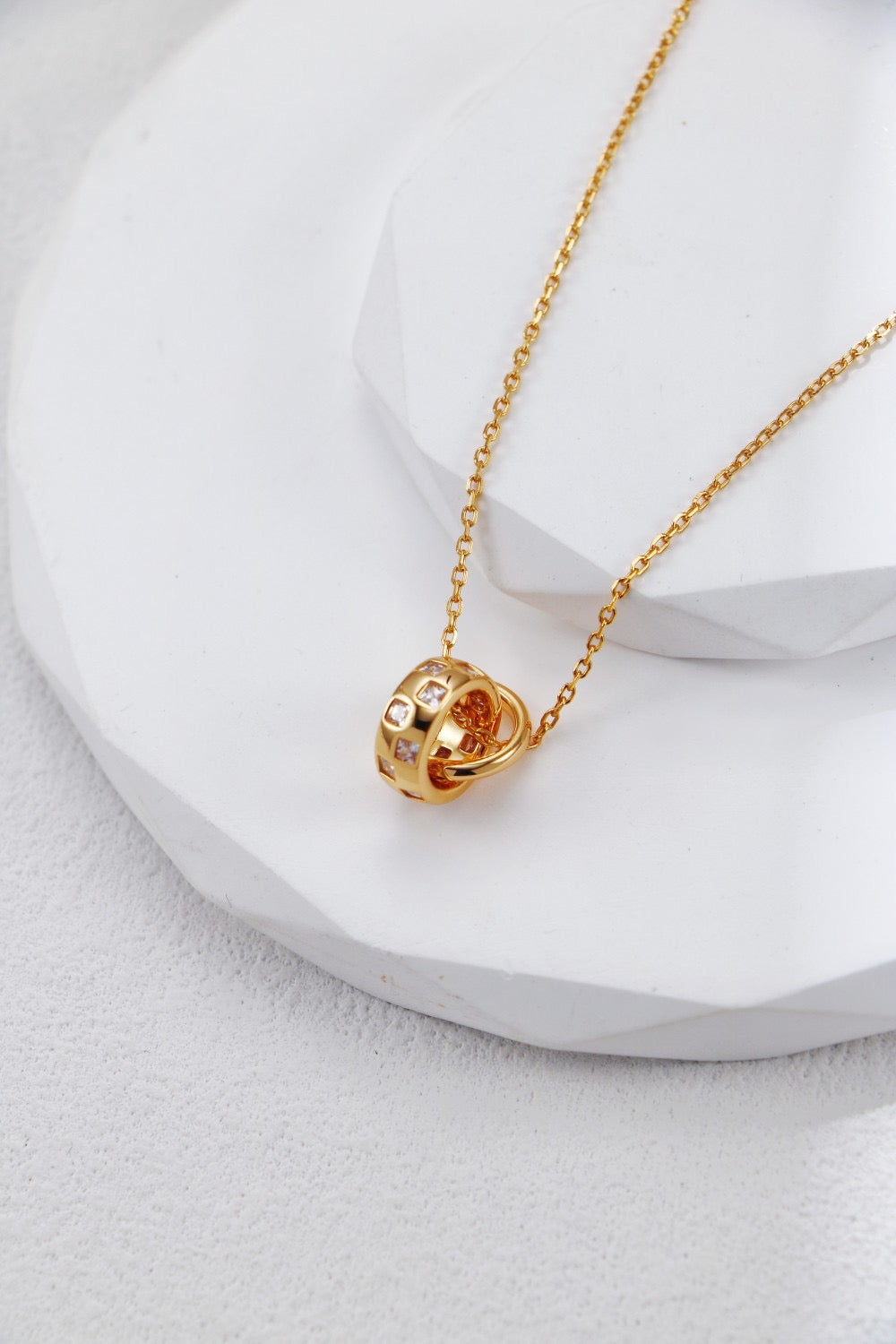【Premium quality】Double Ring Necklace