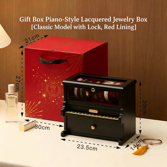Classic Piano Finish Jewelry Box