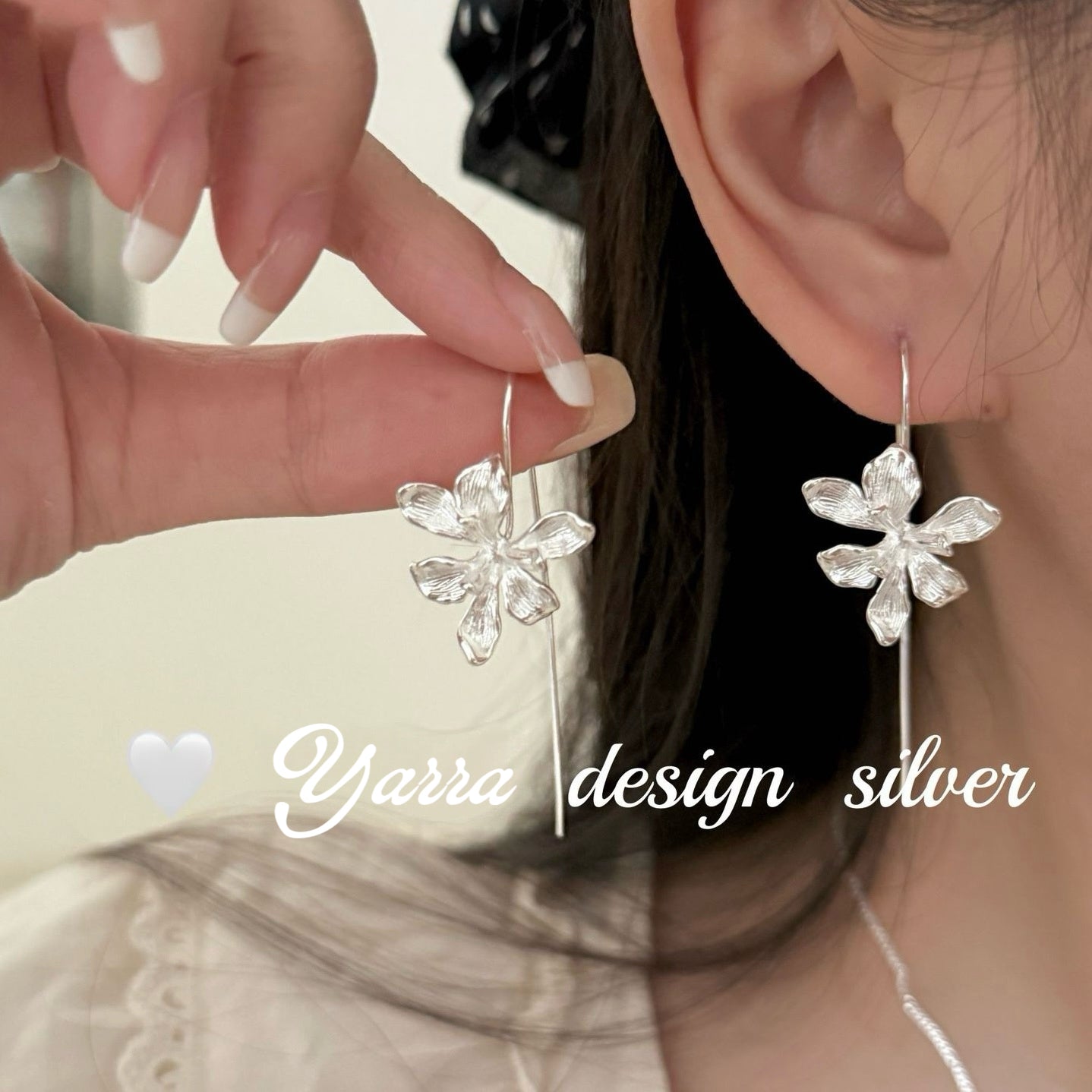 S925 Sterling Silver Bloom Statement Stud Earrings