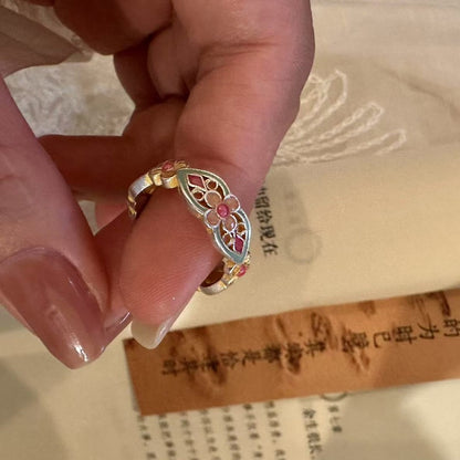 S999 Silver Adjustable Ring | Palace Style | High Craftsmanship