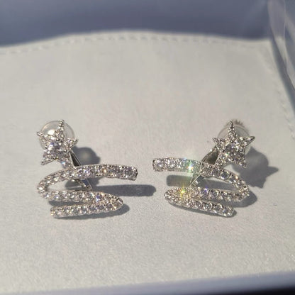 Starlight ribbon earrings