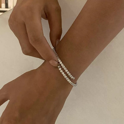 Crystal Glow Tennis Bangle