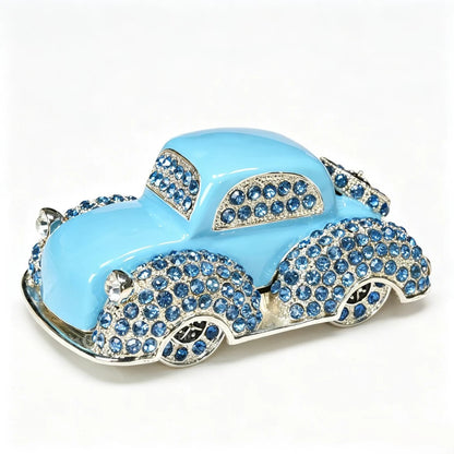 Enamel Vintage Car Jewelry Box