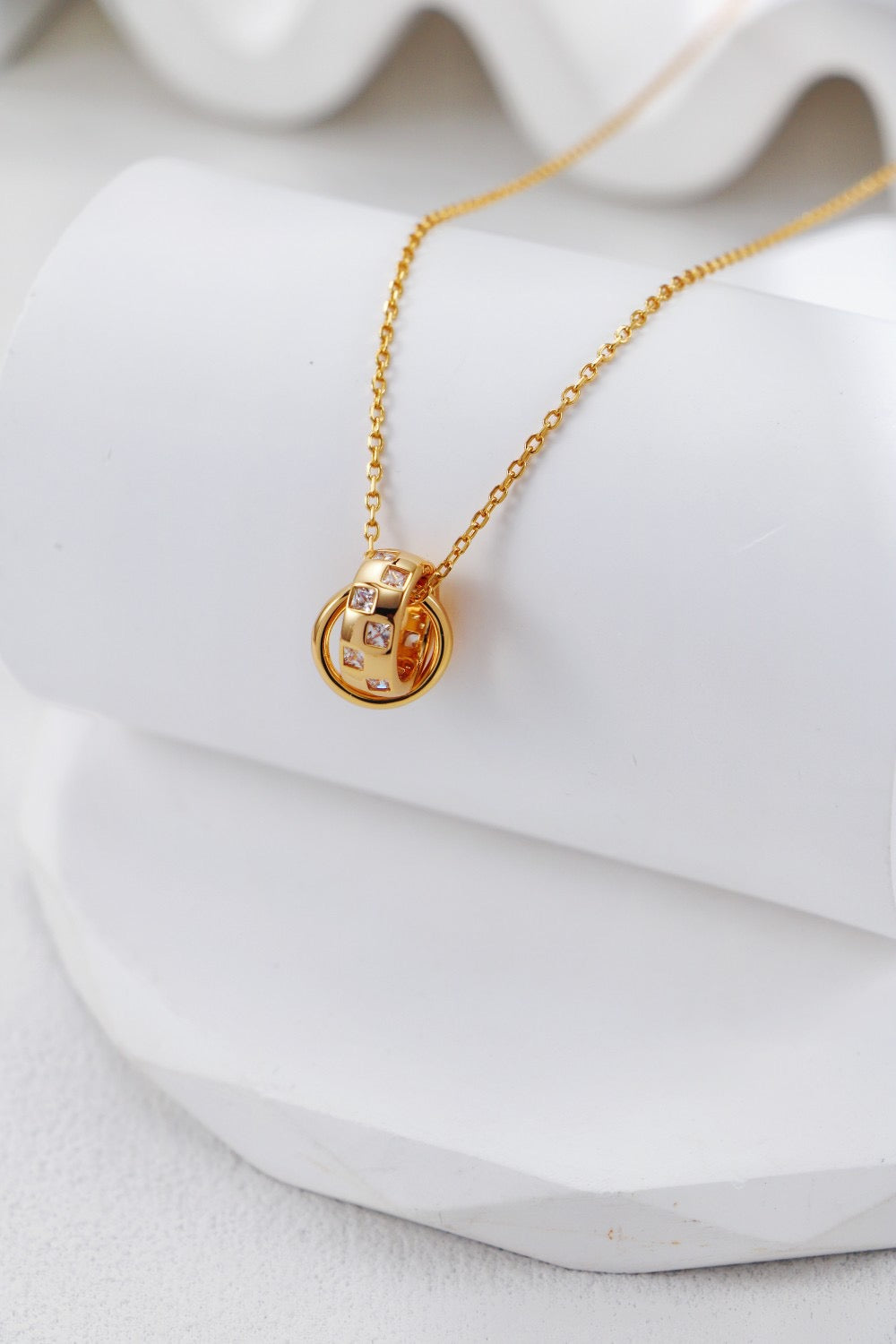 【Premium quality】Double Ring Necklace