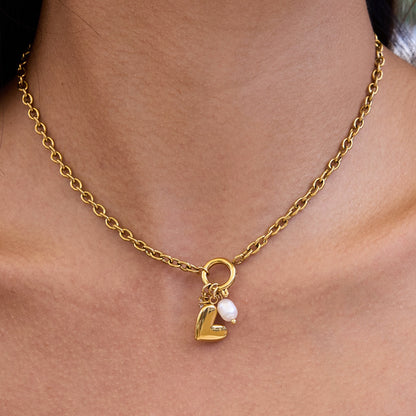 Freshwater Pearl Necklace – Minimalist Luxury, Tarnish-Resistant