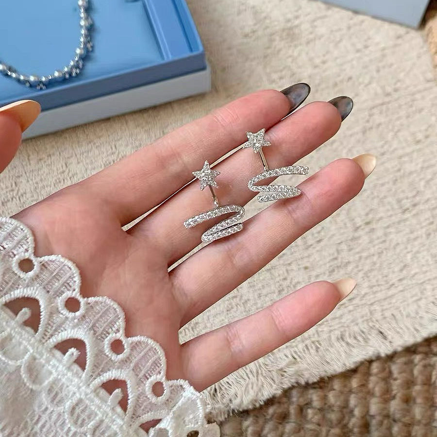 Starlight ribbon earrings
