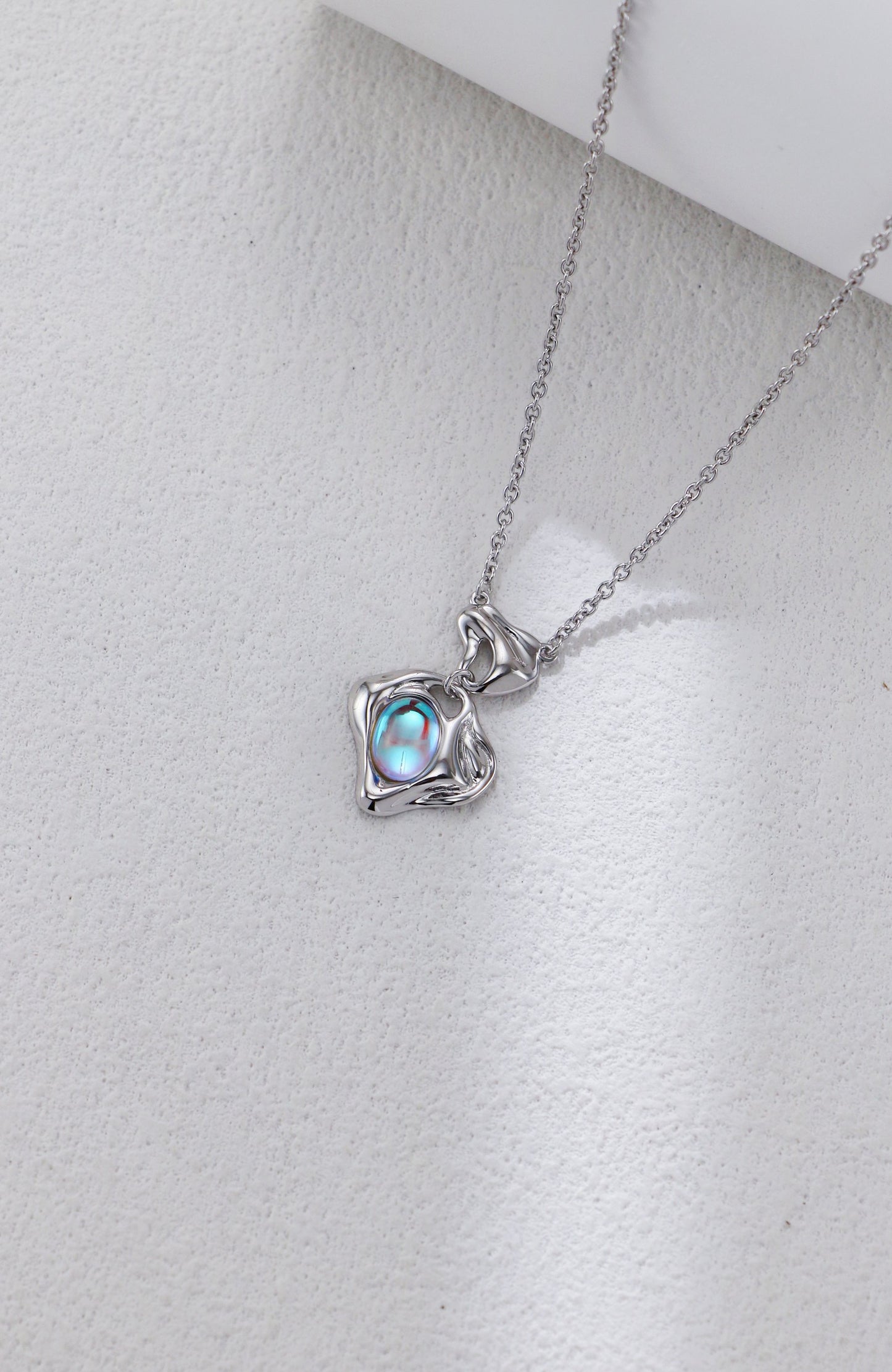 【Premium quality】925 Sterling Silver Moonstone Necklace