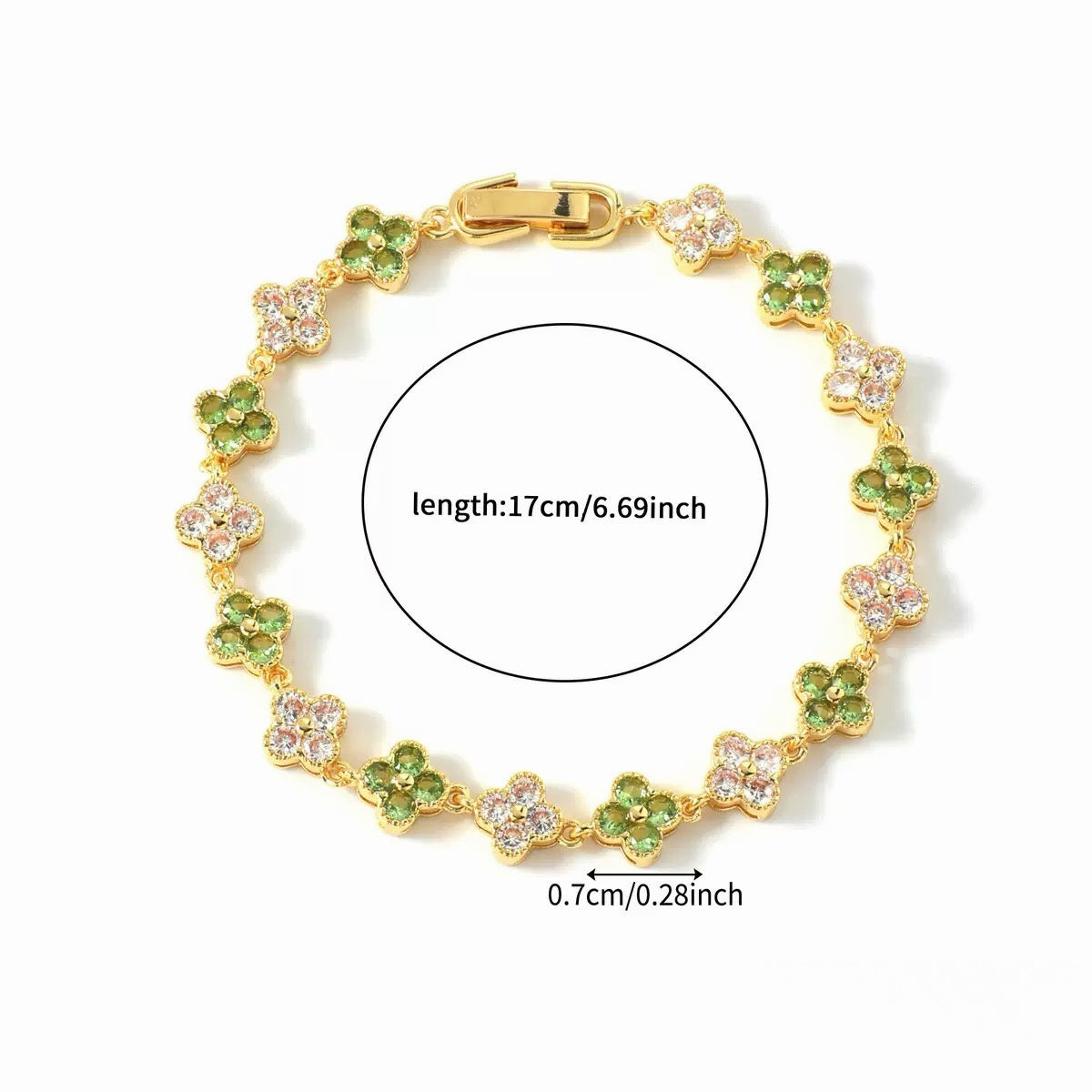 Lucky Petal Clover Bracelet