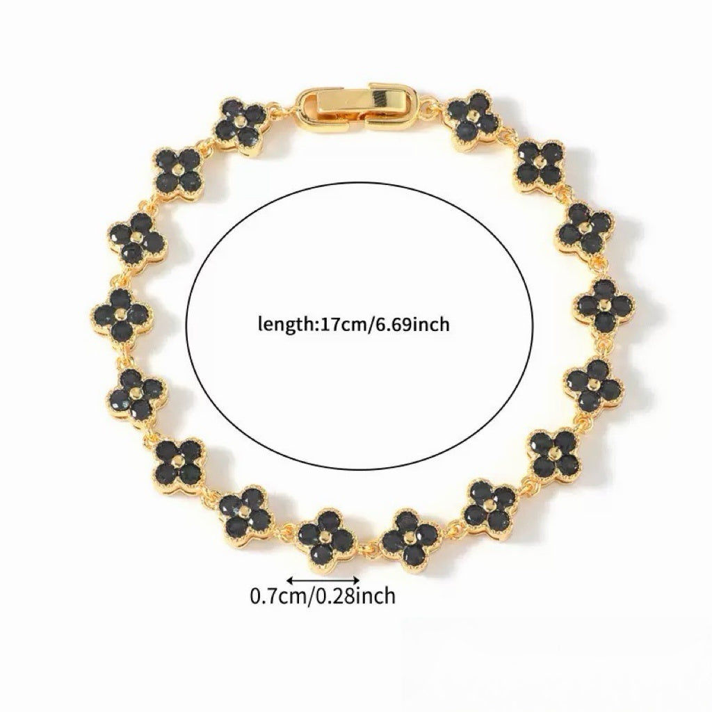 Lucky Petal Clover Bracelet