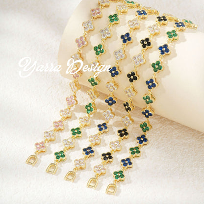 Lucky Petal Clover Bracelet