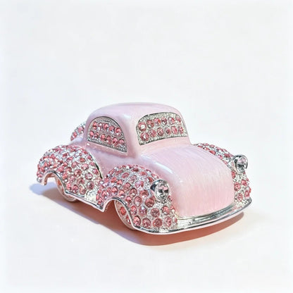 Enamel Vintage Car Jewelry Box