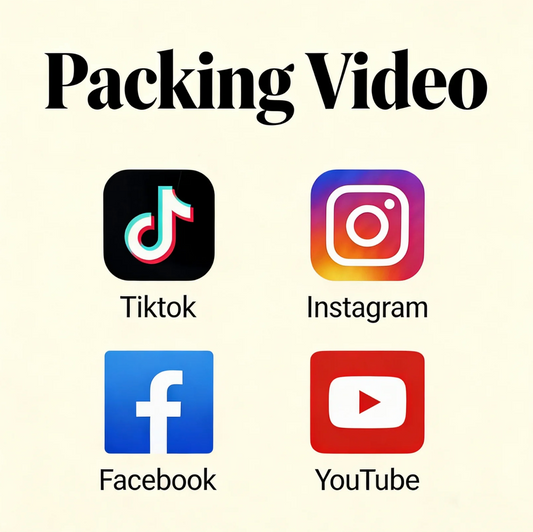 Free Packing Video of Your Order