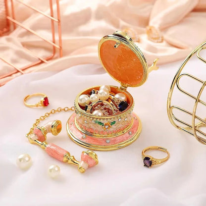 Enamel Telephone Jewelry Box