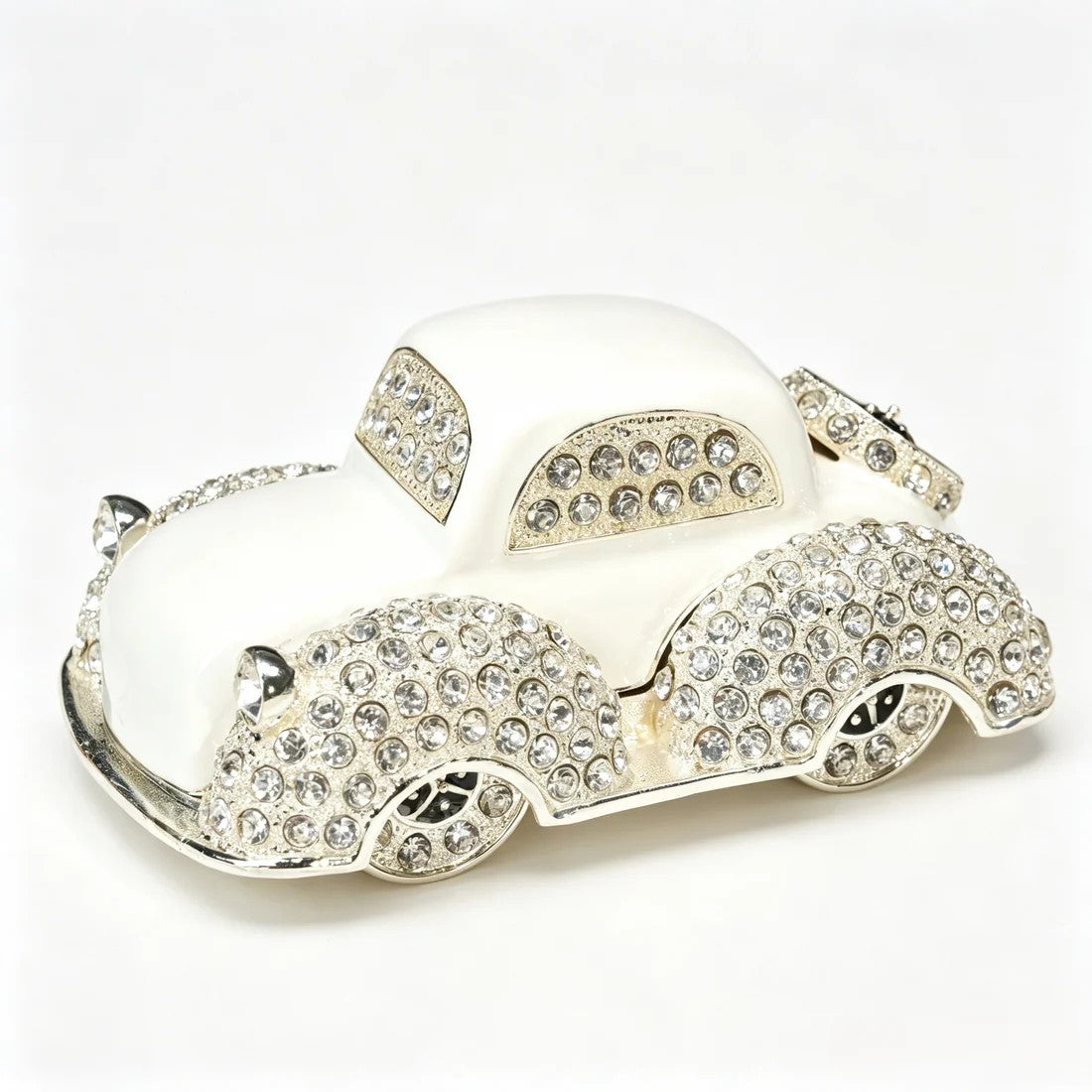 Enamel Vintage Car Jewelry Box