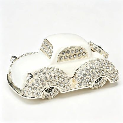 Enamel Vintage Car Jewelry Box